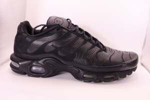 Nike Air Max Plus TN Leather Triple Black AJ2029-001 Size 13